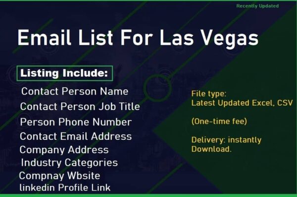 Email List For Las Vegas