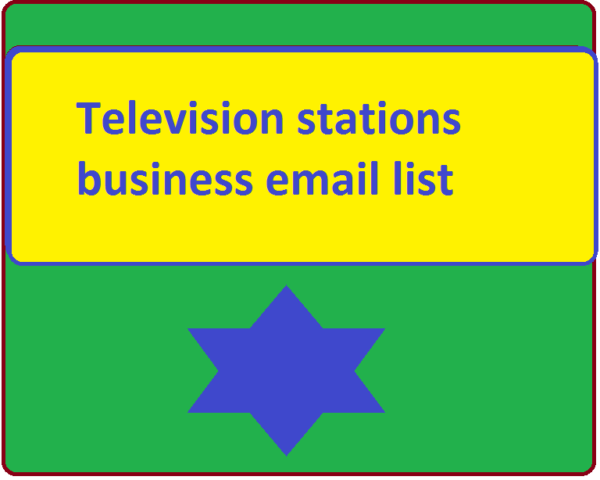 Television stations business email list