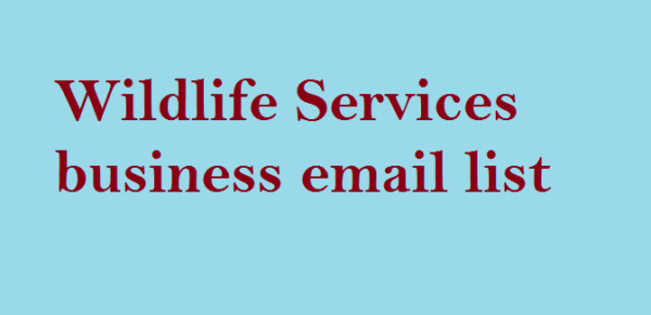 Wildlife Services business email list